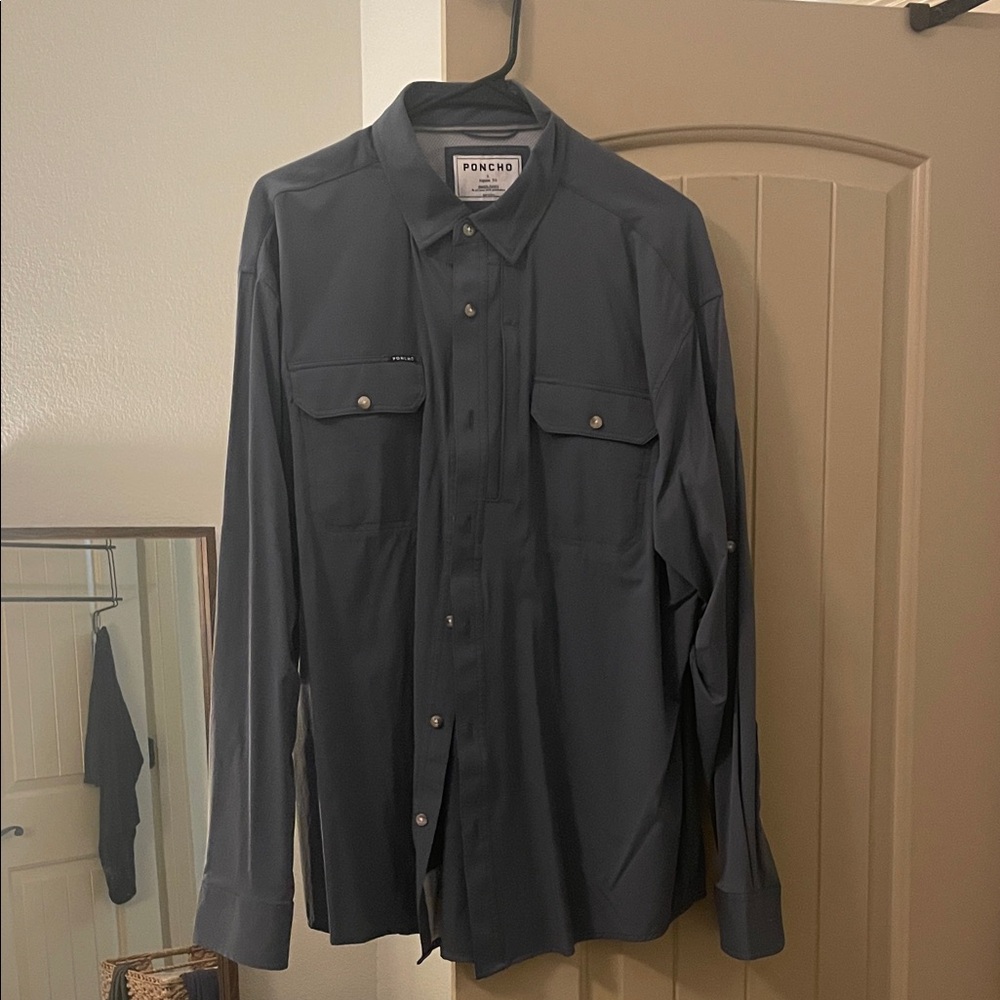 PONCHO Button-Up Shirt